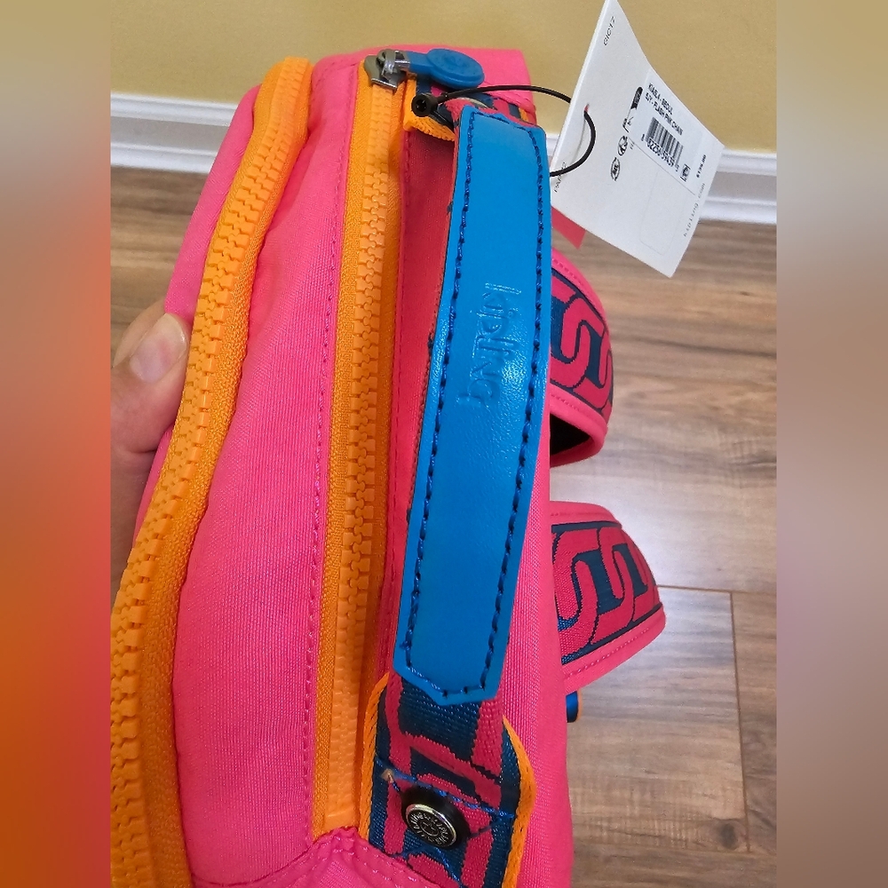 Kipling Seoul Flash Pink Chain backpack, large - Picture 4 of 13